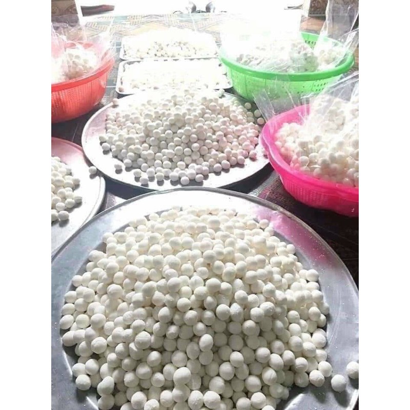 500g-1kg Trân Châu Nhân Dừa Trắng