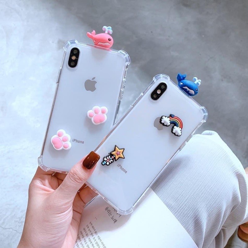 😍 Ốp lưng icon cá voi cặp chống sốc