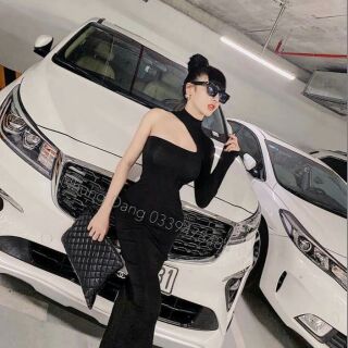 Đầm body dài chéo ngực 👗