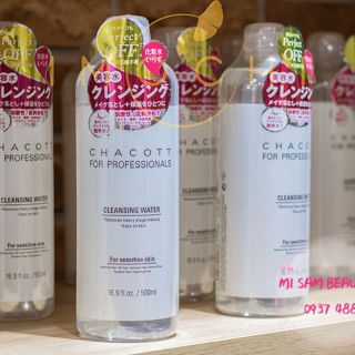 [Nội địa Nhật] Tẩy Trang Chacott For Professional Cleansing Water