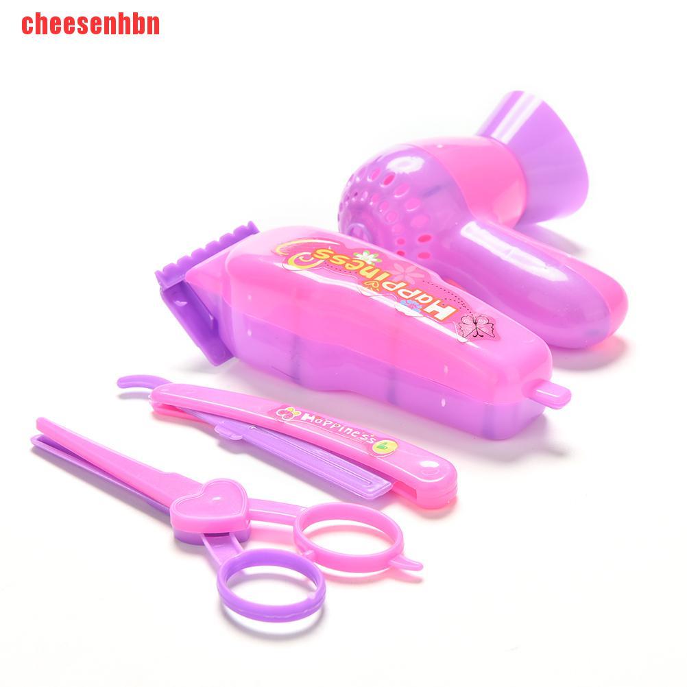 (Hàng Mới Về) Set 4 Dụng Cụ Cắt Tóc / Tỉa Lông Mày Dành Cho Búp Bê Barbie