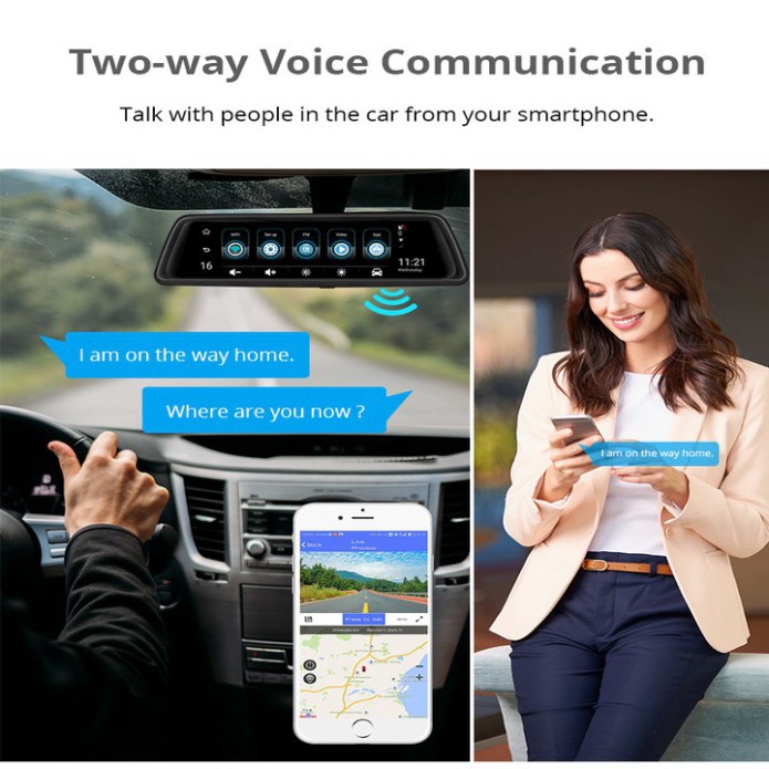 Sản Phẩm Camera hành trình cao cấp Phisung tích hợp 3 camera, 4G, Android, Wifi: Mã sản phẩm E09-3 | BigBuy360 - bigbuy360.vn