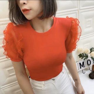 Áo thun tay bồng ren cao cấp