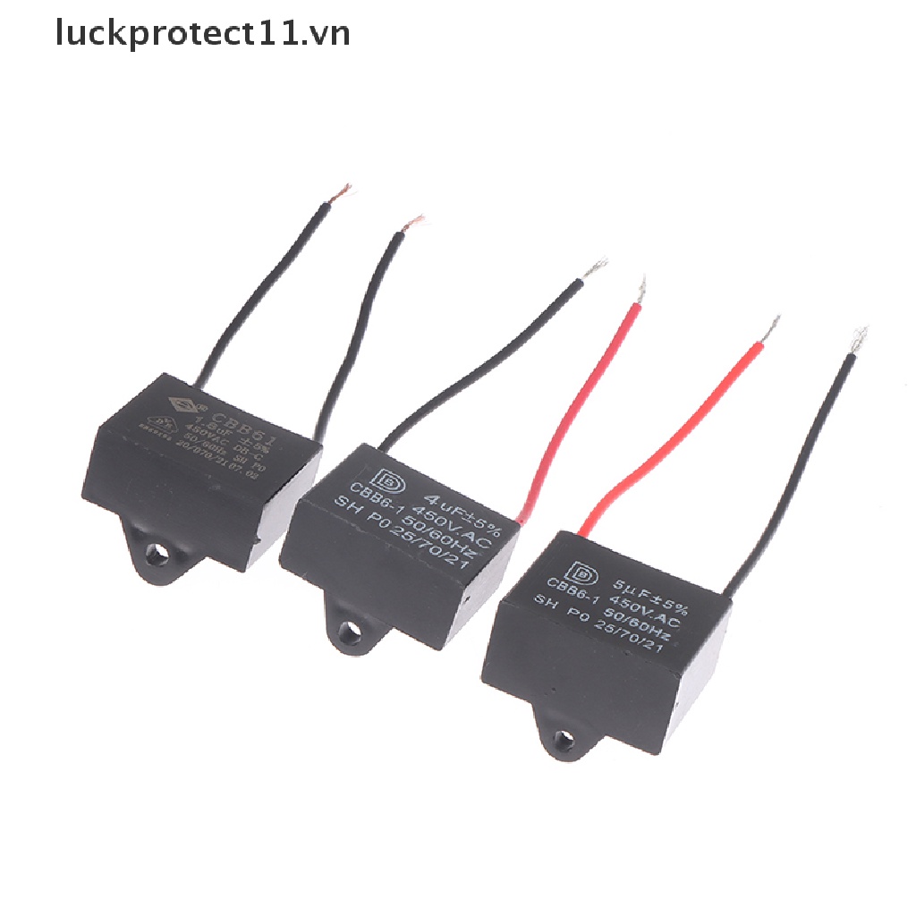 3c &amp; NEW * CBB61 450V 1uF ~ 12uF Tụ Điện Cho Quạt Trần