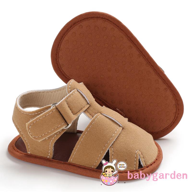 Giày sandals bằng da mềm cho bé 0 - 18 tháng tuổi