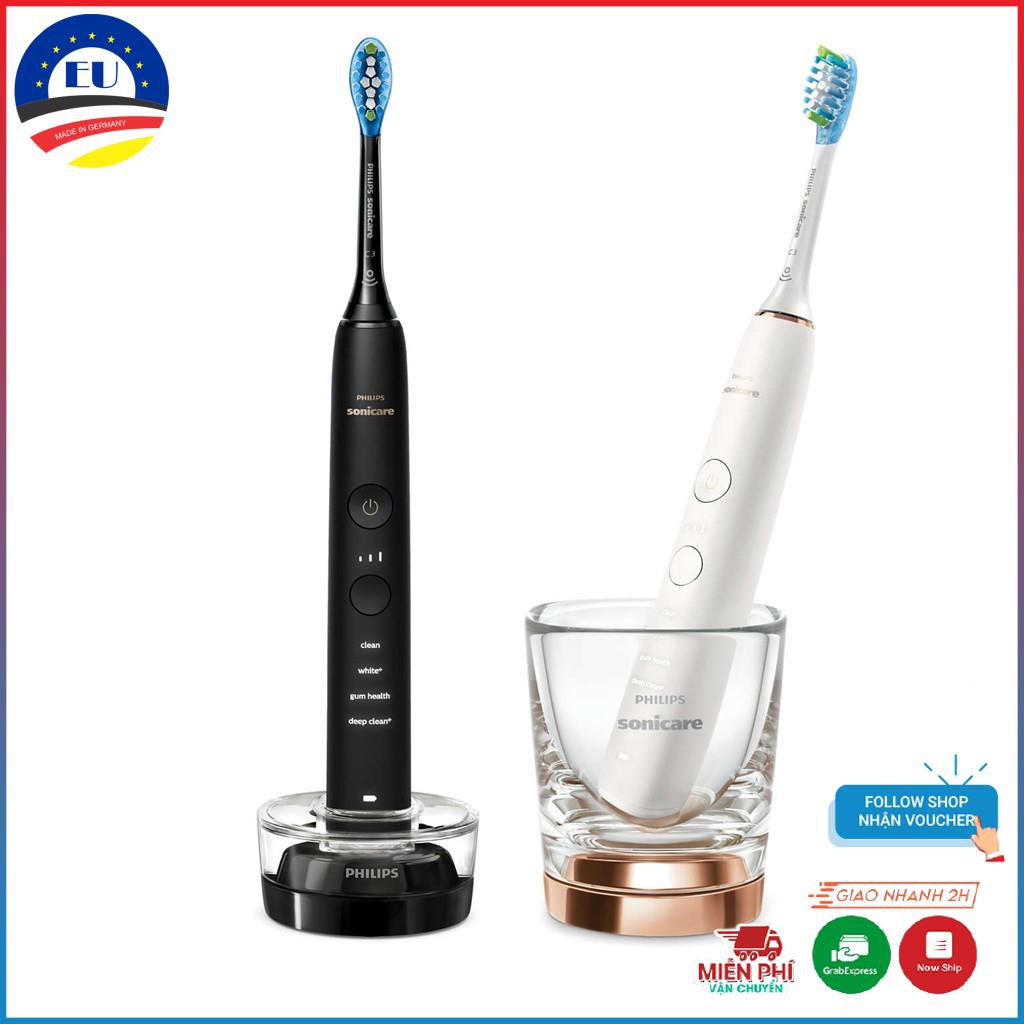 Bộ 2 Bàn Chải Đánh Răng Điện Philips Sonicare DiamondClean 9000 HX9914/57, Làm Sạch Sâu, Loại Bỏ Mảng Bám - Nhập Từ Đức