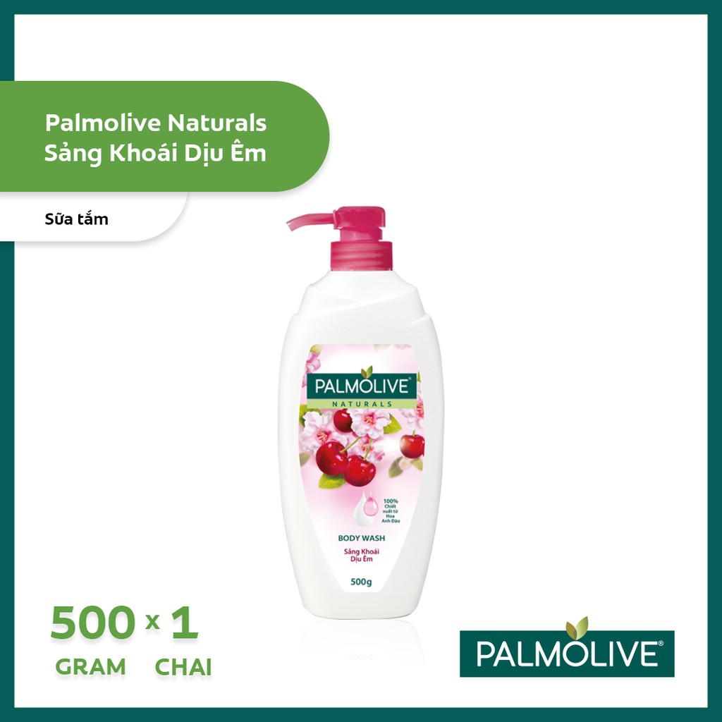 Sữa tắm Palmolive Naturals chiết xuất 100% thiên nhiên 500g