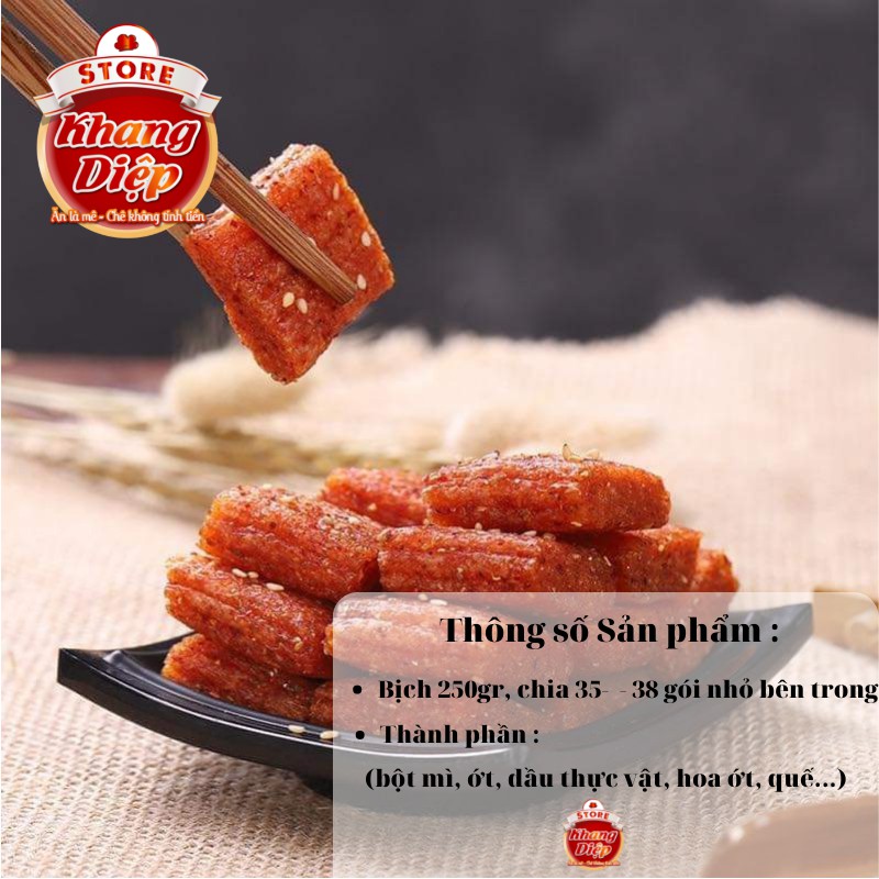 Thịt hổ chay cay ngọt spicy 250gram