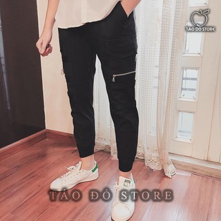 THANH LÝ - Quần Jogger Túi Hộp + Khoá Zip Siêu Độc - Siêu Hot - JGT05