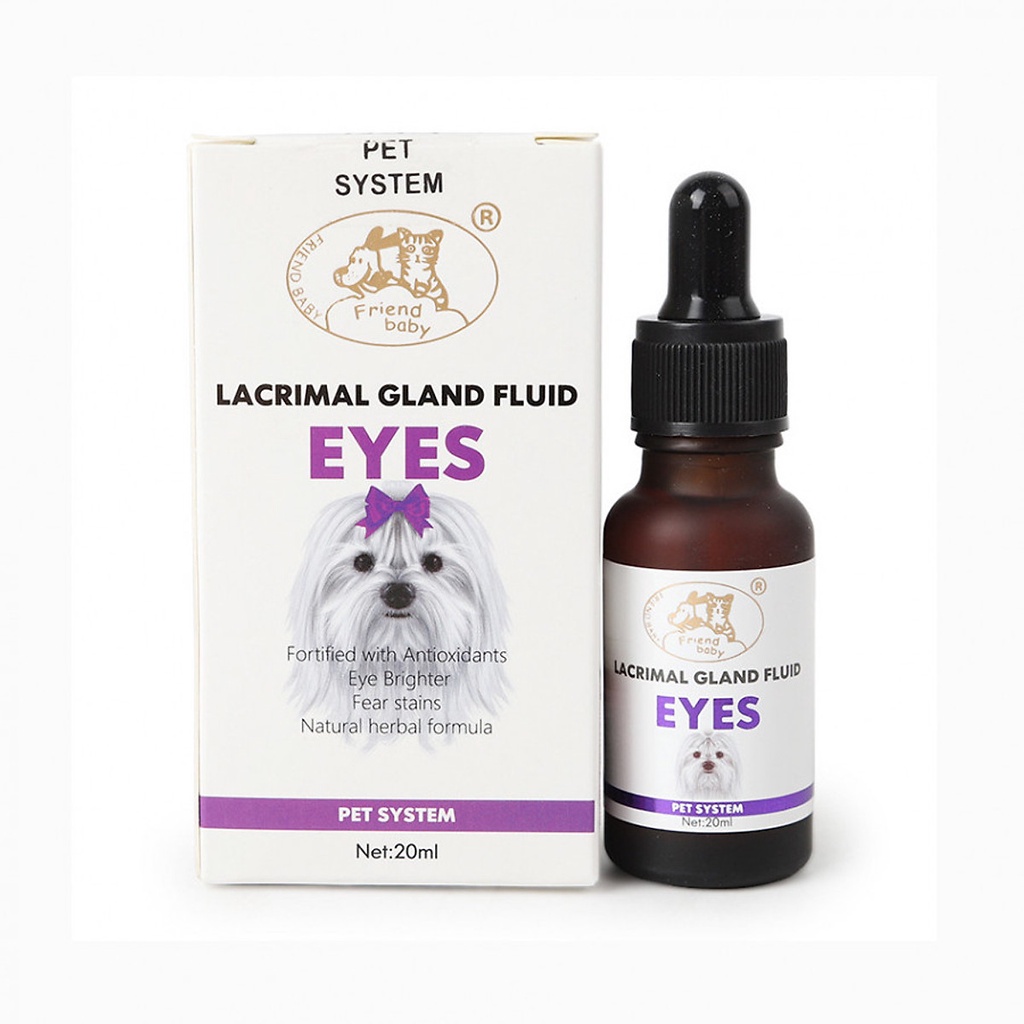 Siro uống giảm chảy nước mắt cho chó, mèo -Lacrimal Gland Fluid Eyes 20Ml