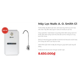 Máy lọc nước AOSmith G1