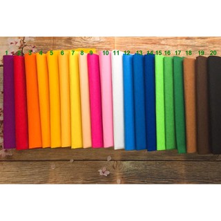 Vải dạ nỉ làm đồ handmade - kích thuớc 90x90cm