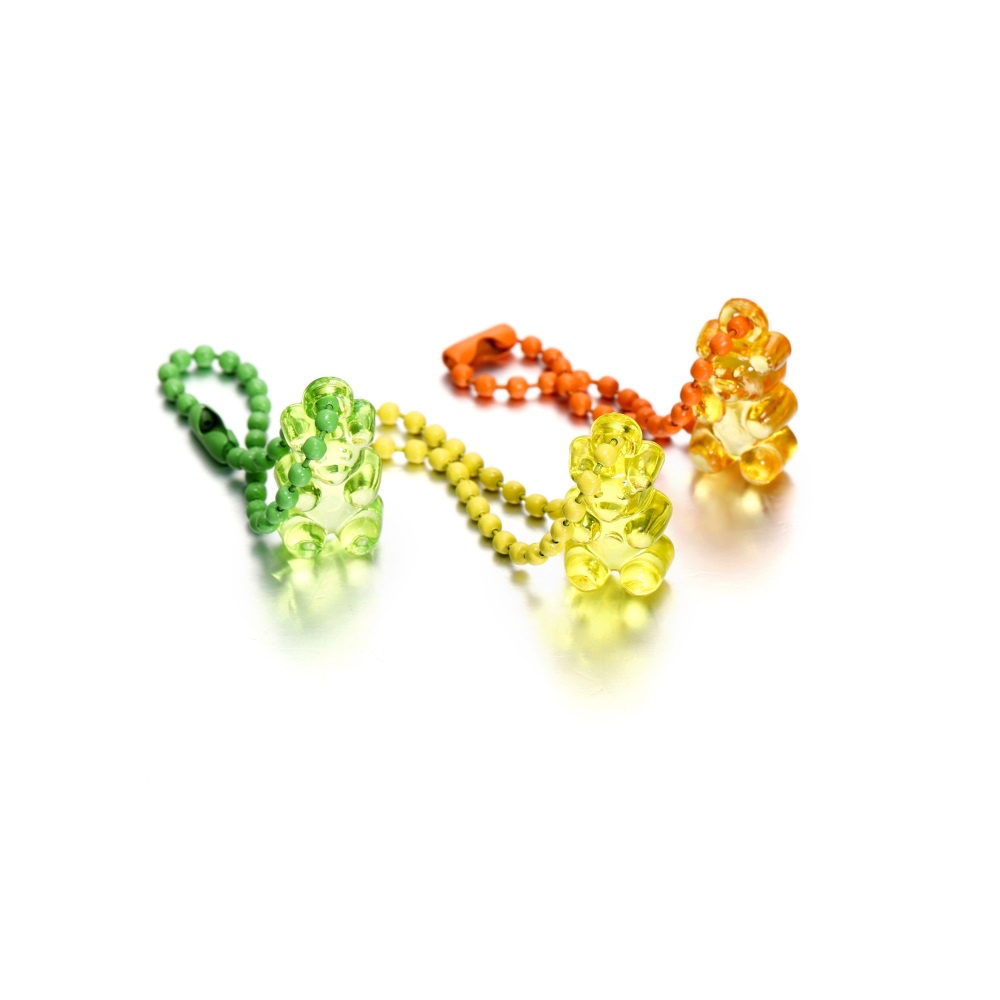 Set 5 móc khóa ST.KUNKKA hình gấu nhỏ xinh thời trang