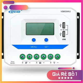 SẠC NĂNG LƯỢNG MẶT TRỜI EPEVER PWM 12V-24V 60A - CHÍNH HÃNG SIÊU BỀN 1 ĐỔI 1 TRONG VÒNG 2 NĂM