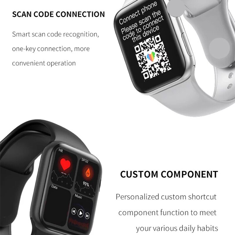 ANDROID XIAOMI Đồng Hồ Thông Minh Iwo Hw12 40mm Cho Apple Watch Series 6 Bluetooth 1.57inch