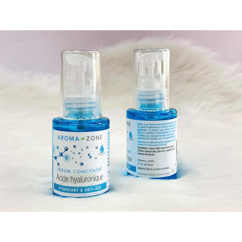 Tinh chất Serum Aroma zone acid hyaluronic chống lão hóa dưỡng ẩm phục hồi