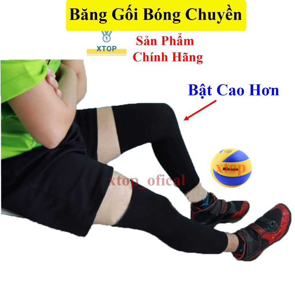 Bó gối bóng chuyền,bóng rổ loại 1, bó gối dài chơi thể thao chính hãng A7811 *