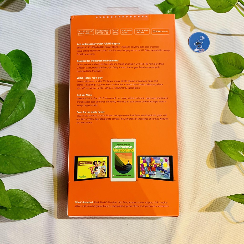 Máy tính bảng Kindle Fire HD 10 - 2019 9th - 10.1" 1080p full HD, 32 GB - Hàng Amazon chính hãng | BigBuy360 - bigbuy360.vn