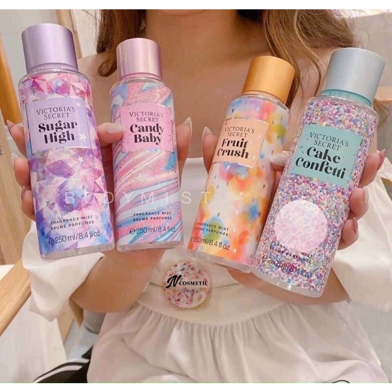 Xịt thơm toàn thân Victoria's Secret body mist mẫu mới đủ mùi