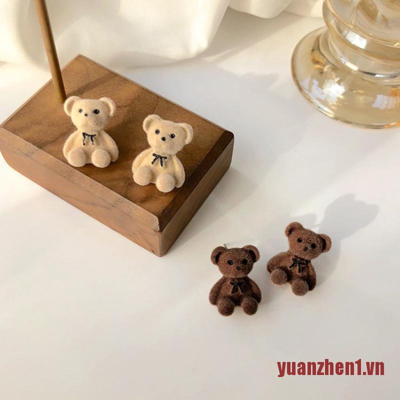 Bông tai hình chú gấu bông đáng yêu dành cho nữ