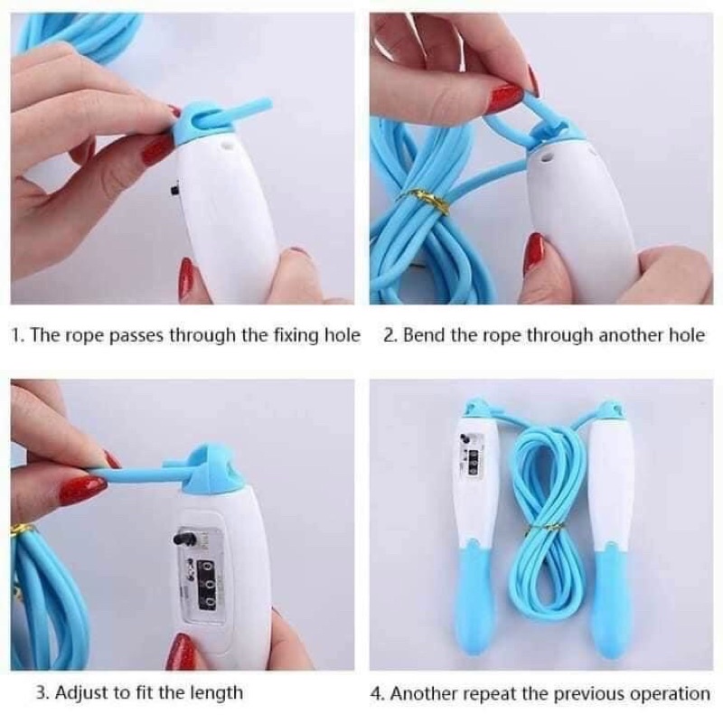 Dây nhảy thể dục có bộ đếm số vòng nhảy