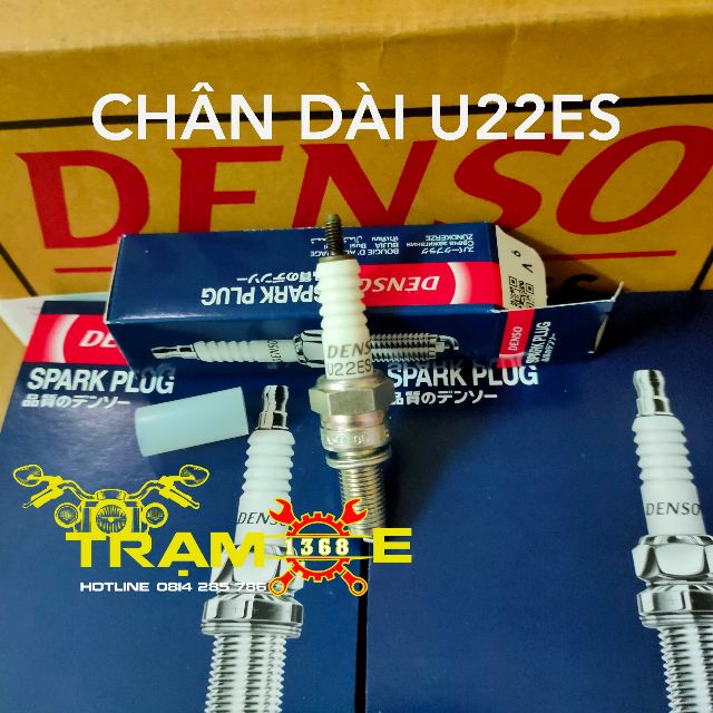 Bugi Denso Chính Hãng Sử Dụng Cho Mọi Loại Xe Máy Chân Ngắn U20FS Chân Dài U22ES