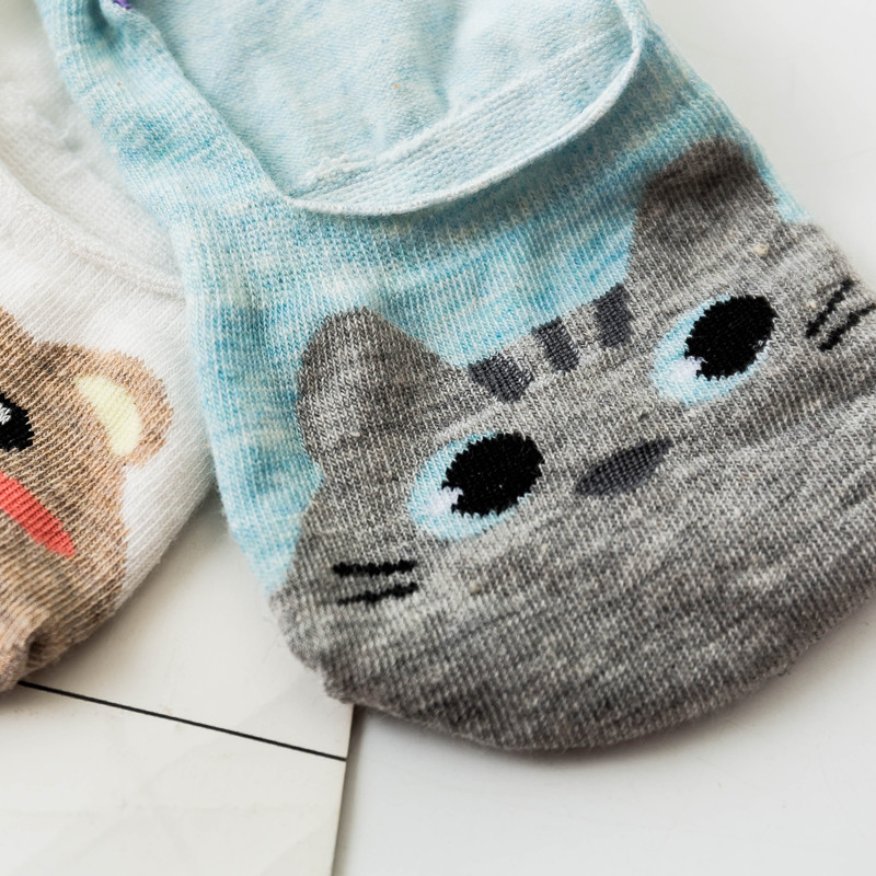 Women Ankle Sock Bear Cartoon Cute Socks Low Cut Stocking | BigBuy360 - bigbuy360.vn