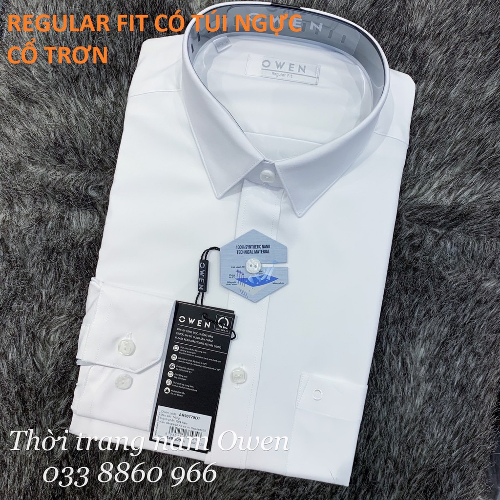 OWEN - Áo sơ mi trắng OWEN chất Nano không nhăn (REGULAR/SLIM) | BigBuy360 - bigbuy360.vn