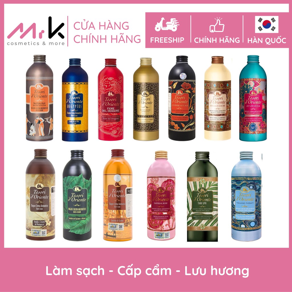 Sữa tắm xích 500ml Tesori D' Oriente