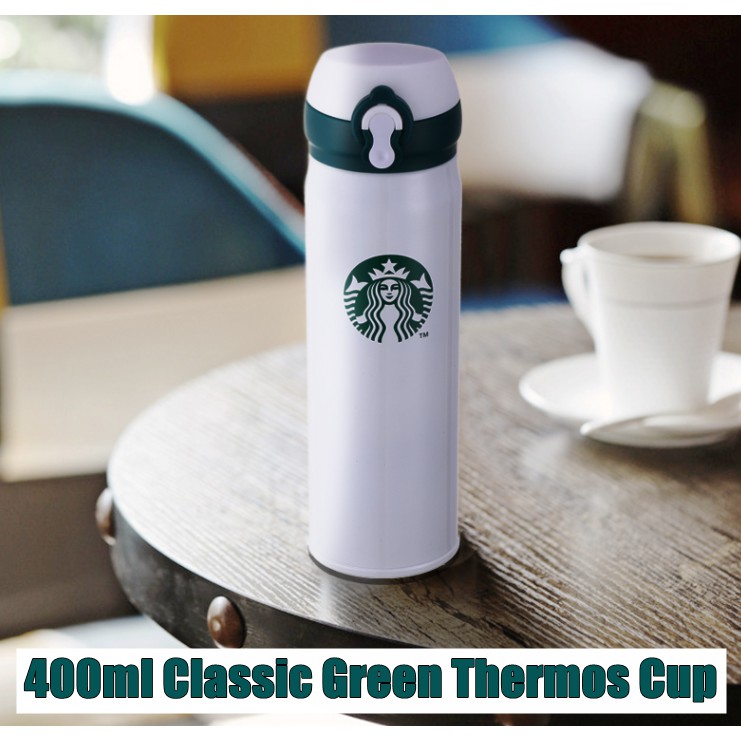 STARBUCKS Bình Đựng Nước Starbuck Bằng Inox Giữ Nhiệt In Hình Dễ Thương