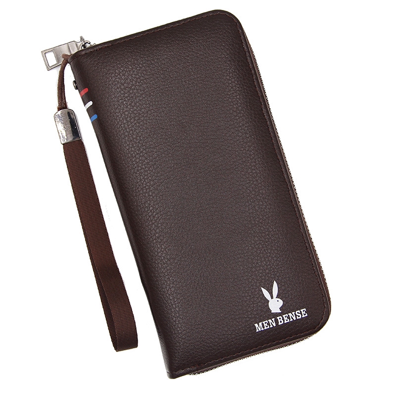 A sleek long wallet with elegant colors for men