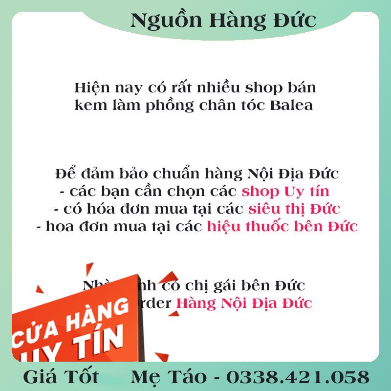 Bộ Kem làm phồng tóc, bột phồng tóc, dưỡng tóc Balea của Đức - Đủ Bill