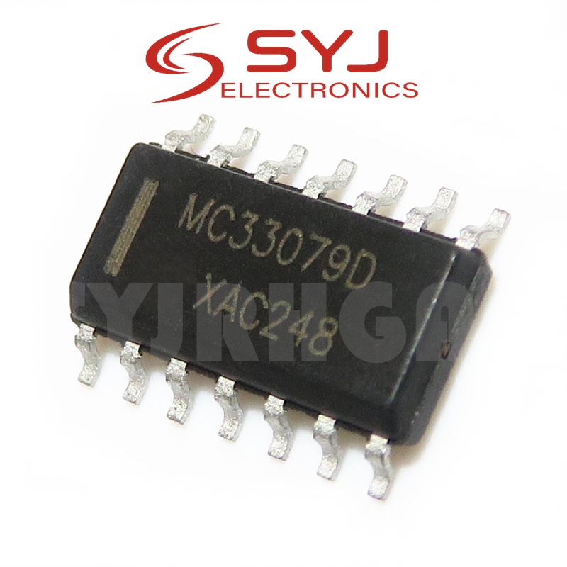 10 CÁI MC33079DR2G MC33079DG MC33079D MC33079 SOP-14 Bốn IC khuếch đại hoạt động Còn hàng