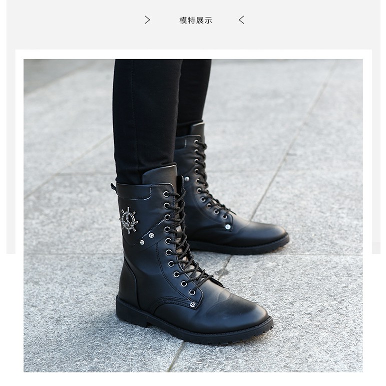 Giày bốt cao cổ nam Korea | BigBuy360 - bigbuy360.vn