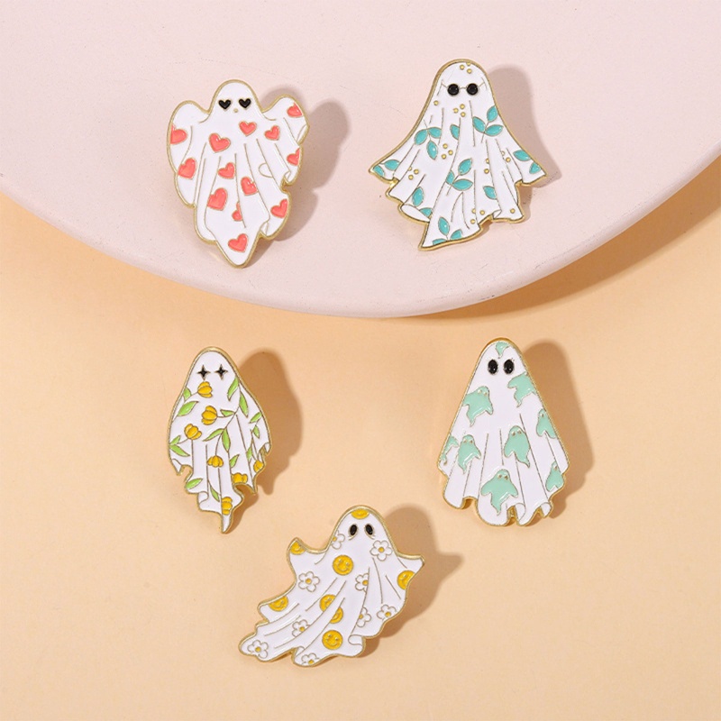 Ghim Cài Áo Bằng Hợp Kim Hình Ma Dành Cho Bé