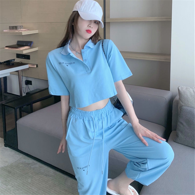 Set Đồ Thể Thao Lưng Cao Thời Trang Mùa Hè Cho Nữ