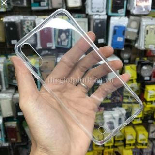 Ốp lưng Galaxy A10 2019 silicon dẻo trong suốt cao cấp