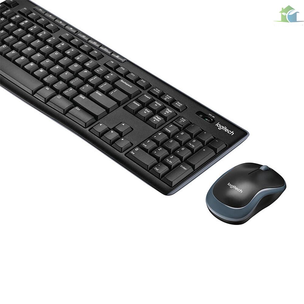 LOGITECH Combo bàn phím và chuột không dây Ligitech MK270 2.4GHz kèm 8 phím đa phương tiện cho PC Laptop