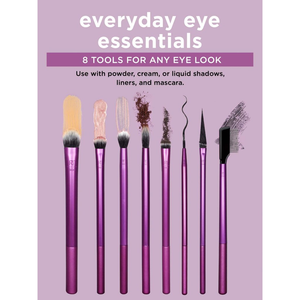 Bộ Cọ Mắt Real Techniques EVERYDAY EYE ESSENTIALS