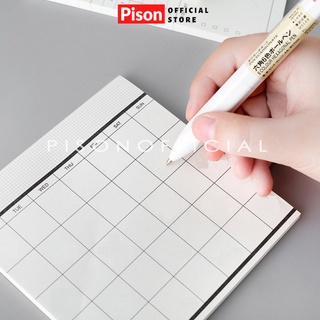 Giấy ghi chú lập kế hoạch Tháng Pison, giấy note 50 tờ 13*13cm - GN015 – 1 tệp