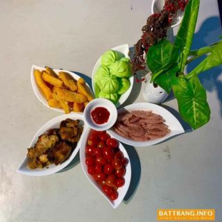 Bộ đĩa hình hoa, lá cánh tiên