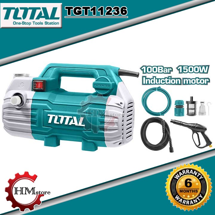 [100% Chính Hãng] Máy rửa xe TOTAL TGT11236 1500w - 6 tháng bảo hành