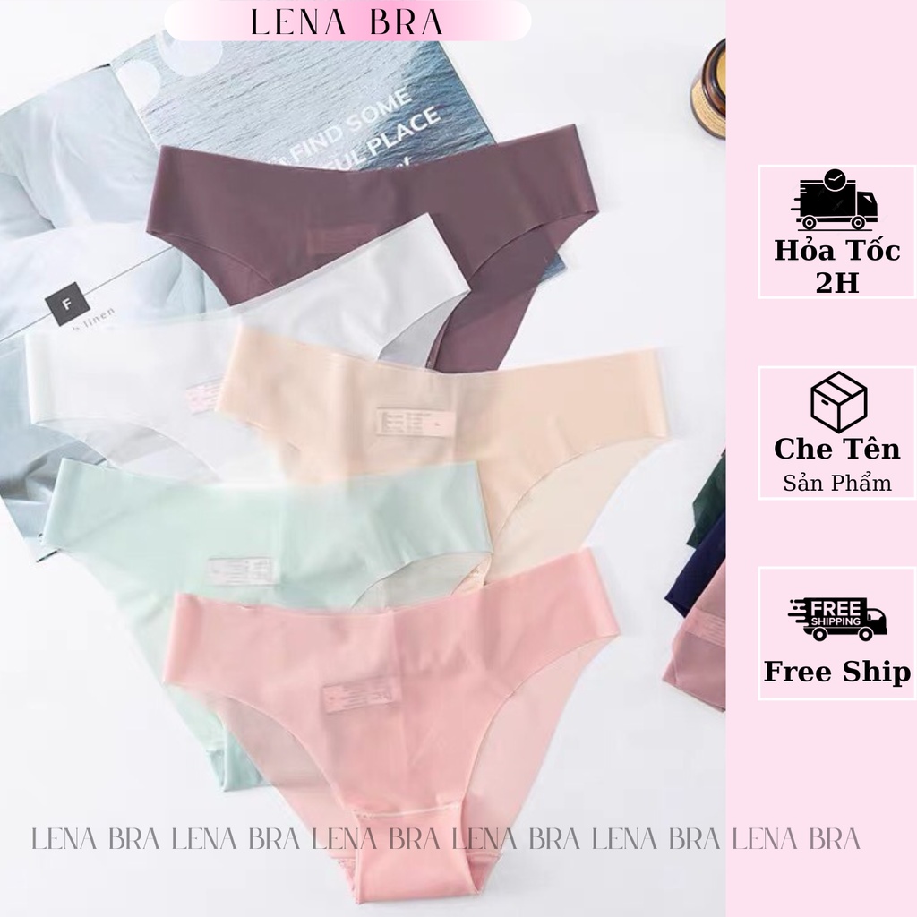 Quần lót nữ LENABRA, quần không viền chất vải Su lưới mát lạnh thoáng khí