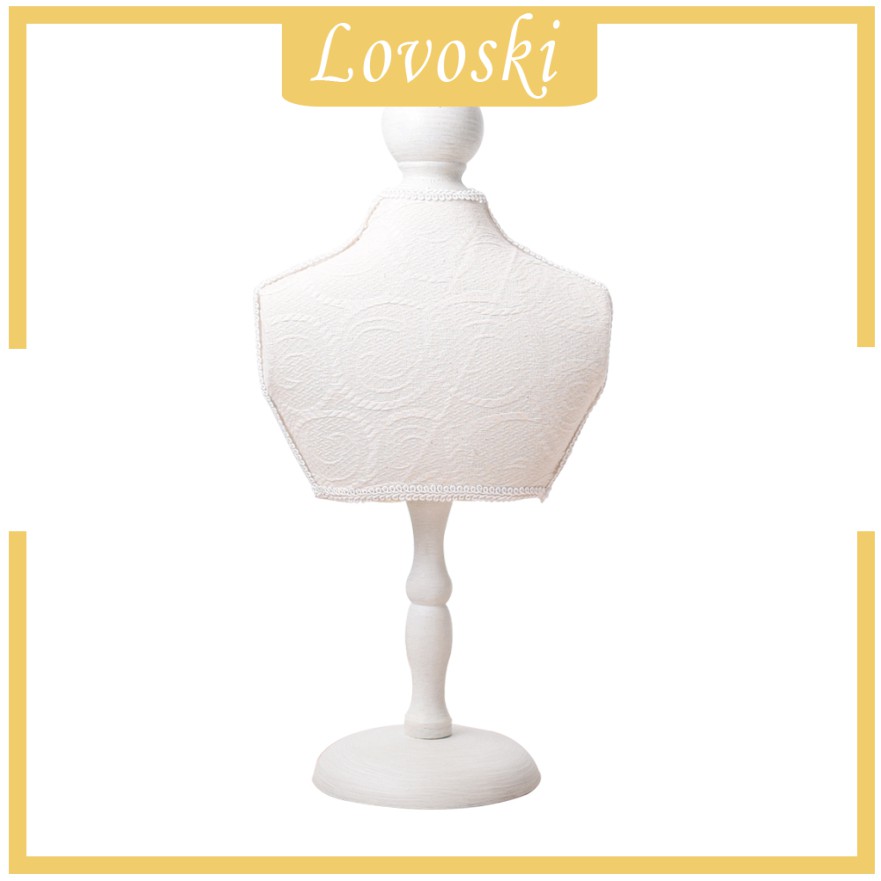 Giá Đỡ Trưng Bày Vòng Cổ / Vòng Tay / Dây Chuyền Bằng Gỗ Phối Ren