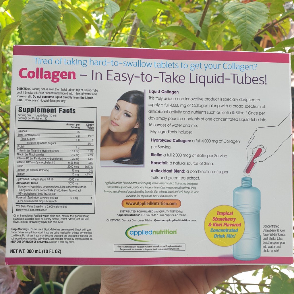 Nước Uống Đẹp Da LIQUID COLLAGEN - 30 Ống (Hàng Mỹ) | BigBuy360 - bigbuy360.vn