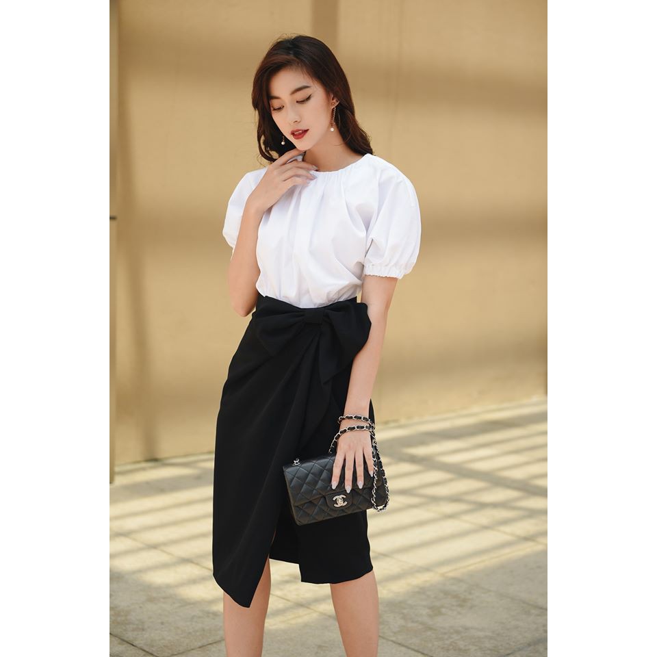 Chân váy bút chì nữ HB HUONGBOUTIQUE HBZ263 | BigBuy360 - bigbuy360.vn