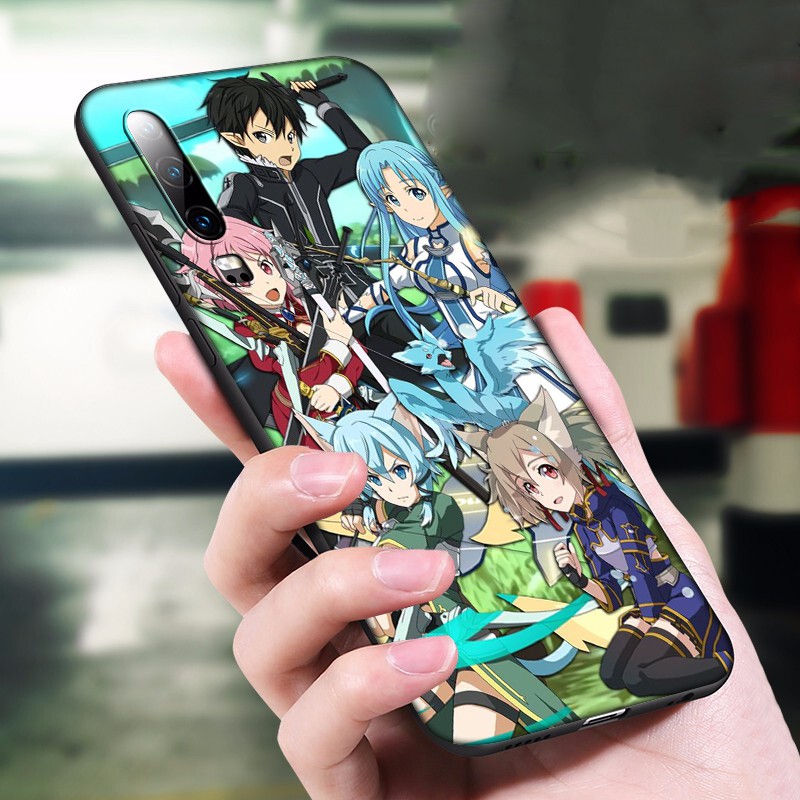 Ốp lưng silicon họa tiết họa hình Sword Art Online cho Huawei Mate 30 20 10 Lite Pro P Smart Z