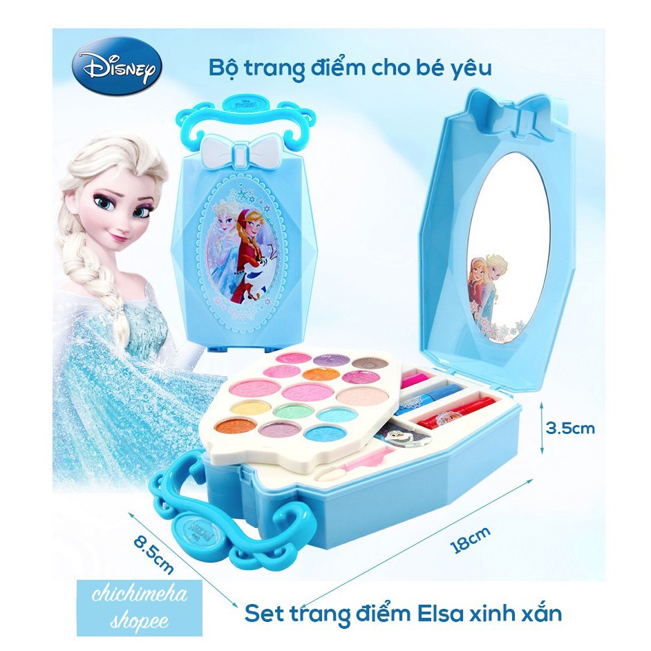 BỘ TRANG ĐIỂM DISNEY CÔNG CHÚA ELSA AN TOÀN, ĐÁNG YÊU CHO BÉ -Hàng nhập khẩu