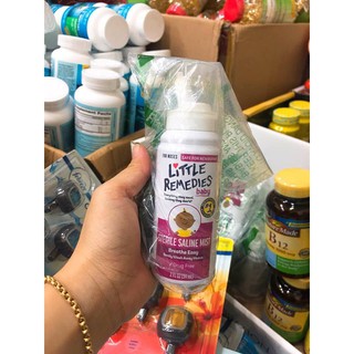 Nước muối dạng xịt Little Remedies 59ml