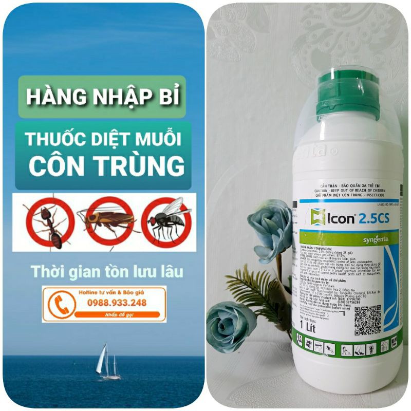 Thuốc diệt Muỗi - Côn trùng ICON 2.5 CS Syngenta (NEW)– Bỉ chai 1Lít